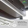 A1707 Surface Mounting LED Aluminum Profile
