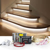 SL002 LED Stair Light Kits for Indoor Smart LED Running Water Lights Staircase Stair Lighting