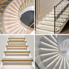 SL002 LED Stair Light Kits for Indoor Smart LED Running Water Lights Staircase Stair Lighting