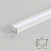 C1710 45° Lighting Angle Recessed Mounting LED Aluminum Profile