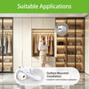 MIR008B-H Surface or Recessed mounted Hand Sensor Switch with DC connector
