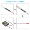PS002 LED Proximity Sensor Switch with Dimmer and Turn ON/OFF Function