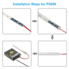 PS008 LED Proximity Sensor Switch With Dimmer and Turn ON/OFF Function