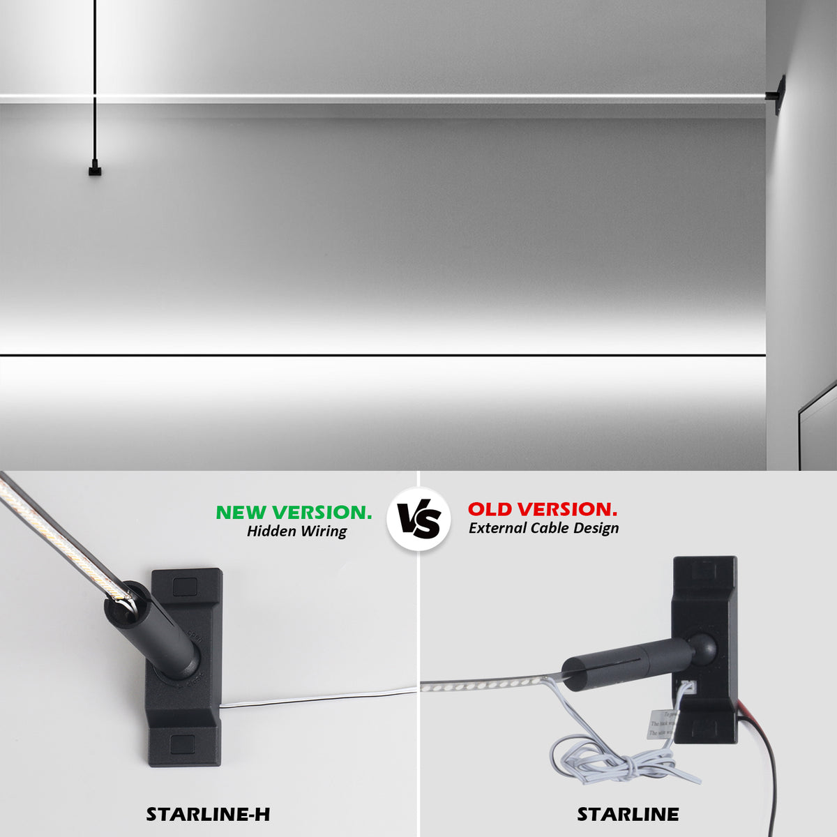 STARLINE-H Upgraded Linear Lighting System, LED New Trend Line light ...