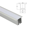 A3628 Recessed Mounting LED Aluminum Profile with Springs Clip