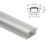 B2507 Recessed Mounting LED Aluminum Profile with 60 Degree Clear PC Cover