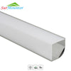 B3030 Corner LED Aluminum Profile For Double Line LED Strip
