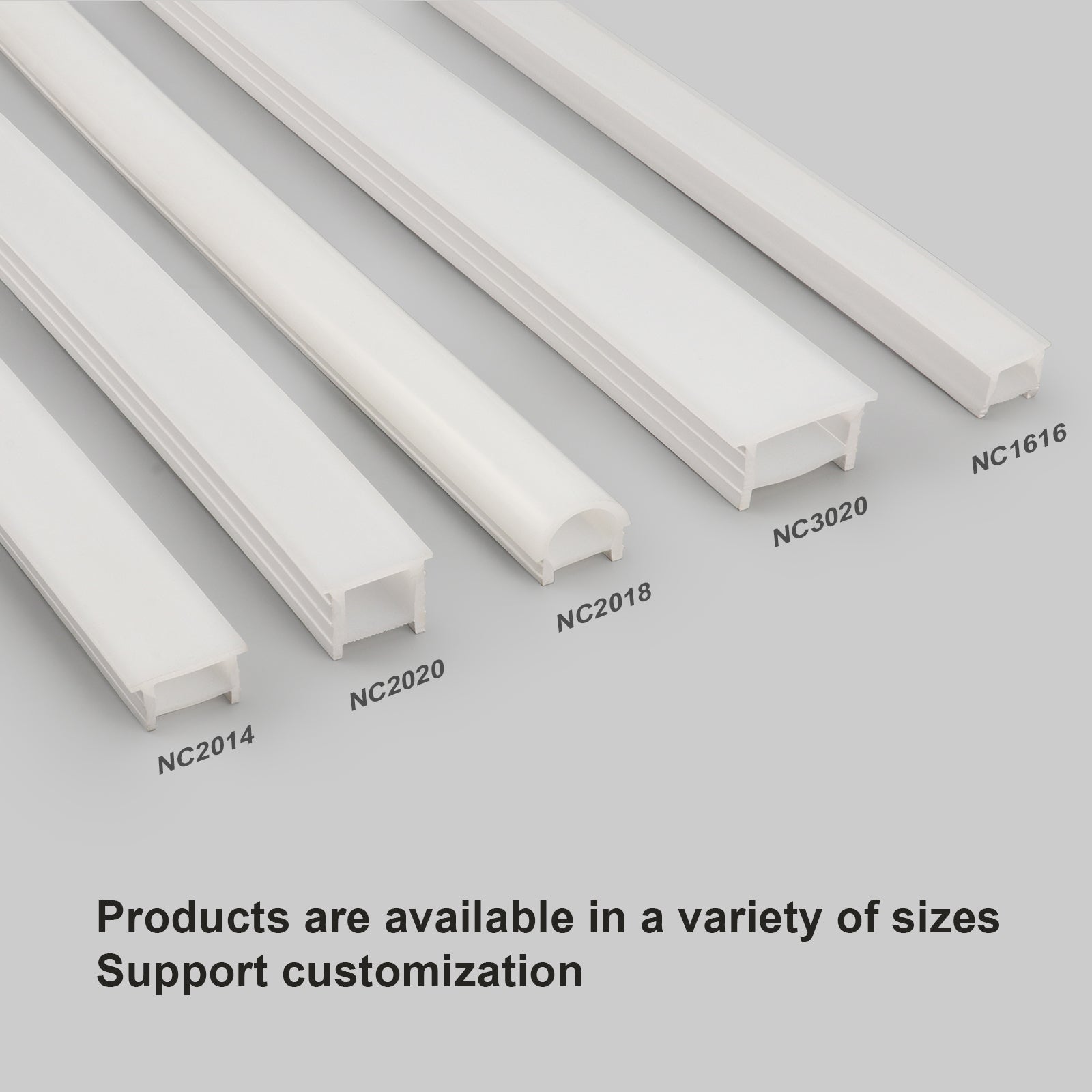 NC2020 Recessed Mounting Removable LED Neon Silicone Cover – Surmountor ...
